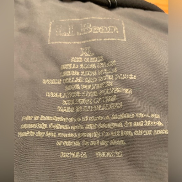 L.L. Bean Primaloft Lined Men’s Jacket.   Sz XL.  EUC! - Picture 4 of 16